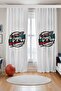 Playtime Patterned Children's Baby Room Background Curtain (Single Panel Pricing)
