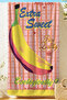 Fruit-Themed Banana Figure Beach Towel - Tropical Retro Pink Yellow Quick-Dry Microfiber Towel