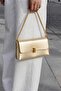 Estrella Gold Mini Baguette Shoulder Bag