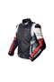 Titan Black Red Motorcycle Jacket 3 Season Full Protection Ce Certified - 2