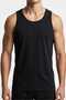 20 Pieces Black 100% Cotton Combed Cotton Classic Cut Men's Undershirts - Anti-Sweat Underwear - 2
