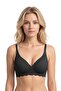 Seamless Bra - Lumera | Laser Cut Wire Free Rib Textured Wave Cut Seamless Women's Bra 3-Pack-2 - 6