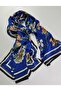 Ivy Pattern Voile Silk Shawl Accessory Shoulder Shawl Foulard - 3
