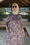 Rengin Shawl Patterned Shirt Dress Pink - 2