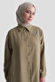 Embroidered Tunic Dress Oil Green - 5
