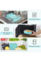 Bento Lunch Box Kids Sustainable Bento Box Leakproof Lunch Food Containers with 3 Compartments Kids Stackable Lunch Box for School Trvael Microwave Dishwasher Safe - 7