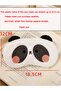 Panda Face Shape Sleep Mask 1 Piece, Adjustable Breathable Insulation Sleep Mask for Insomnia, Travel and Relaxation - 2