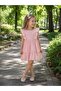 Bella Fisto Embroidered Ruffle Sleeve Girls' Dress - 4
