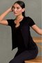 Black Lace Detailed Slim Fit Short Sleeve Women's Cardigan Mg2710 - 6