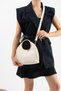 New Ring Accessory Decorated Design Hand and Shoulder Bag (with Long Strap) - 2