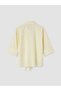 Yellow Tie-Waist Striped Women's Shirt - 7