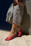 Stella Women's Red Tape-Detail Heel Slippers