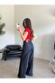 Navy Blue Palazzo Denim Pants - 6