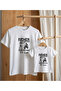 Father's Day Concept - Father-Child Combination T-Shirt Oversize 100% Cotton T-Shirt (Must Be Ordered in Pairs for Combination)