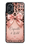 Oppo A38 Coquette Wild Bow Design Glossy Phone Case