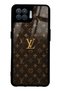 Oppo Reno 4 Lite Brown Gold Lv Design Glossy Phone Case