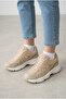 Drkstp-182 Balance Premium Mesh Orthopedic Sole Beige Women's Sneaker - 2