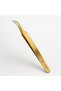 Precision Curve Tip Professional Tweezers Anti-Magnetic Stainless Steel 16.5 cm Kgx-T14W