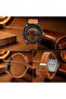 Stylish Brown Analog Sports Watch With Silicone Strap For Men - 3