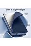 Smart Trifold Tablet Case Compatible with iPad 11" (2025) - Slim PU Leather Protective Stand Cover with Built-in Apple Pencil Holder, Storage Adapter Slot & Auto Sleep/Wake Feature - 3