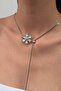 Steel Elevator Flower Necklace - 2