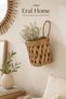 Decorative Handmade Minimal Natural Wicker Bohemian Basket Organizer Home Office Workshop - 3