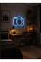 Kamera Figürlü LED Neon Tablo | Mavi Aydınlatmalı Dekor | Fotoğrafçı Hediyesi - 2