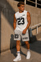 100% Cotton Oversize Sleeveless Men's Shorts Set Printed Premium Summer Comfortable Fit - 2