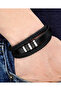 Black Color Leather Braided Bracelet Magnetic Clasp Stylish Design for Men - 2