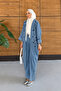 Women's Embroidered Bat Sleeve Jeans Set