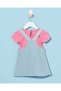 Infant Girls Pink T-Shirt And Dungaree Dress Set (2 Piece) - 4