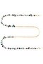 Broken Stone Women's Eyewear Chain, Beaded Eyewear Chain, with Czech Beads & Turquoise, Handmade Adjustable Jewelry