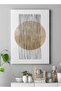 Mid Century Boho Style Framed Canvas Wall Art Multicolour 40 x 60cm - 3