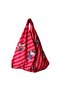 Hande Dizayn Valentine's Mother's Day Snoopy Red Striped Origami Model Shoulder Bag - 3
