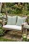 Striped Throw Pillow Cover 3-Piece Set / Hidden Zipper - Does Not Fade Color 100% Cotton - 4
