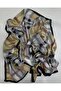 Plaid Striped Voile Silk Shawl Accessory Shoulder Shawl Foulard - 3