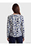 Lcw Grace Blue Crochet Collar Floral Blouse - 4