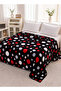 EXIMO Ultra Soft Fleece Blanket 150x220 cm | Lightweight Warm Microfiber Polka Dot Blanket for Bed, Couch & Travel | Machine Washable Single AC Blanket, 750 GM - 2