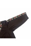 Elegant Black Beaded Floral Abaya for Women - 5