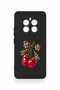 Realme 12 4g Compatible Cherry Bow Patterned Silicone Case - 3