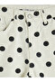 High Waist Polka Dot Women's Jean Shorts - 6