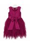Girl's Stone Embroidered Cat-Themed Dress with Tulle Skirt and Cotton Lining, Ages 6-10, Birthday, Party, Special Occasion - 7