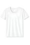Single Jersey Crew Neck Men's Undershirt White 100% Cotton 3-Pack - 4