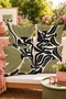 Crown Leaves Patterned 4-Piece Throw Pillow Cover Set - 2