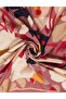 Retro Floral Patterned Viscose Scarf Dried Rose - 2