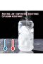 Drinking Glasses with Glass Straw 4pcs Set - 16oz Can Shaped Glass Cups, Beer Glasses, Iced Coffee Glasses - 5