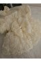Cream 3D Dress - 3