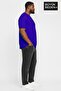 Big Size Men's Basic T-Shirt - Cotton Plain T-Shirt 3Xl-6Xl Spr26Bts510 - 3