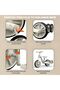 3-in-1 Convertible Kids Smart Tricycle Bicycle Balance Bike for Toddlers with Light, Music and Foldable Training Wheels - 3