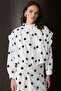 Polka Dot Shirt White 2836